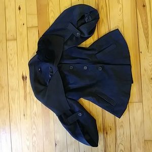 Peplium Jacket with collar, flower detail